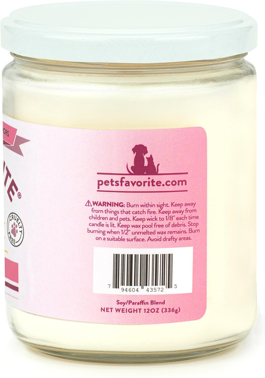 Pet Odor Candle Collection – Clean Burning, Long Lasting Candles (Very Berry, Lemon Zest, French Vanilla, Clean Laundry, Calming Lavender) 70 Hour Burn Time