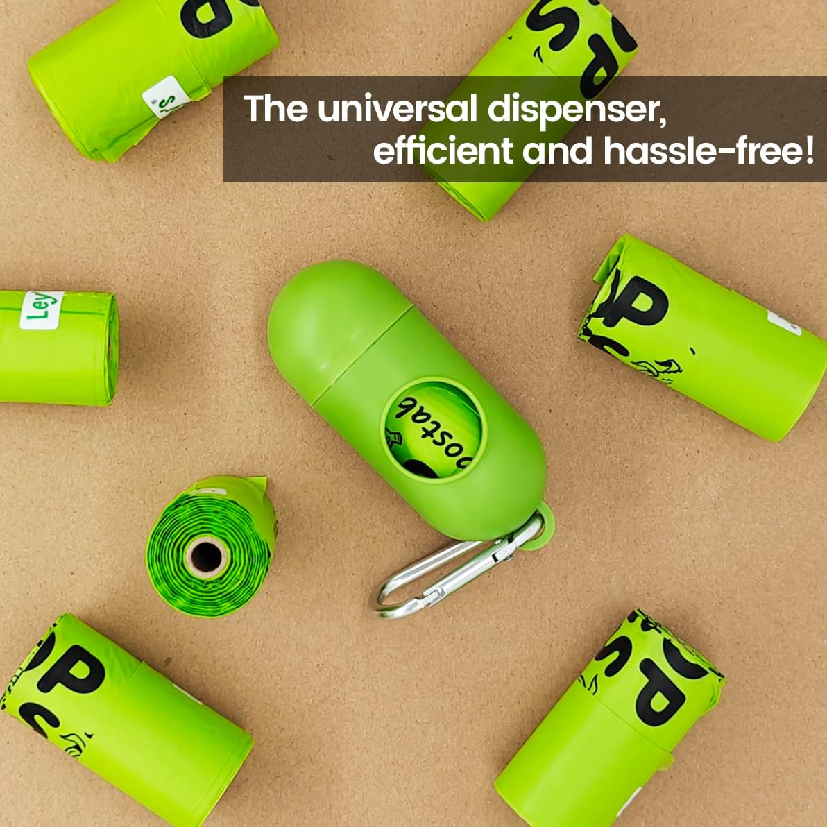 Biodegradable Pet Poop Bags – Plant-Based, Earth-Friendly, Compostable, Travel-Ready Dog Waste Kit Designed for Conscious Pet Owners (120 Count)