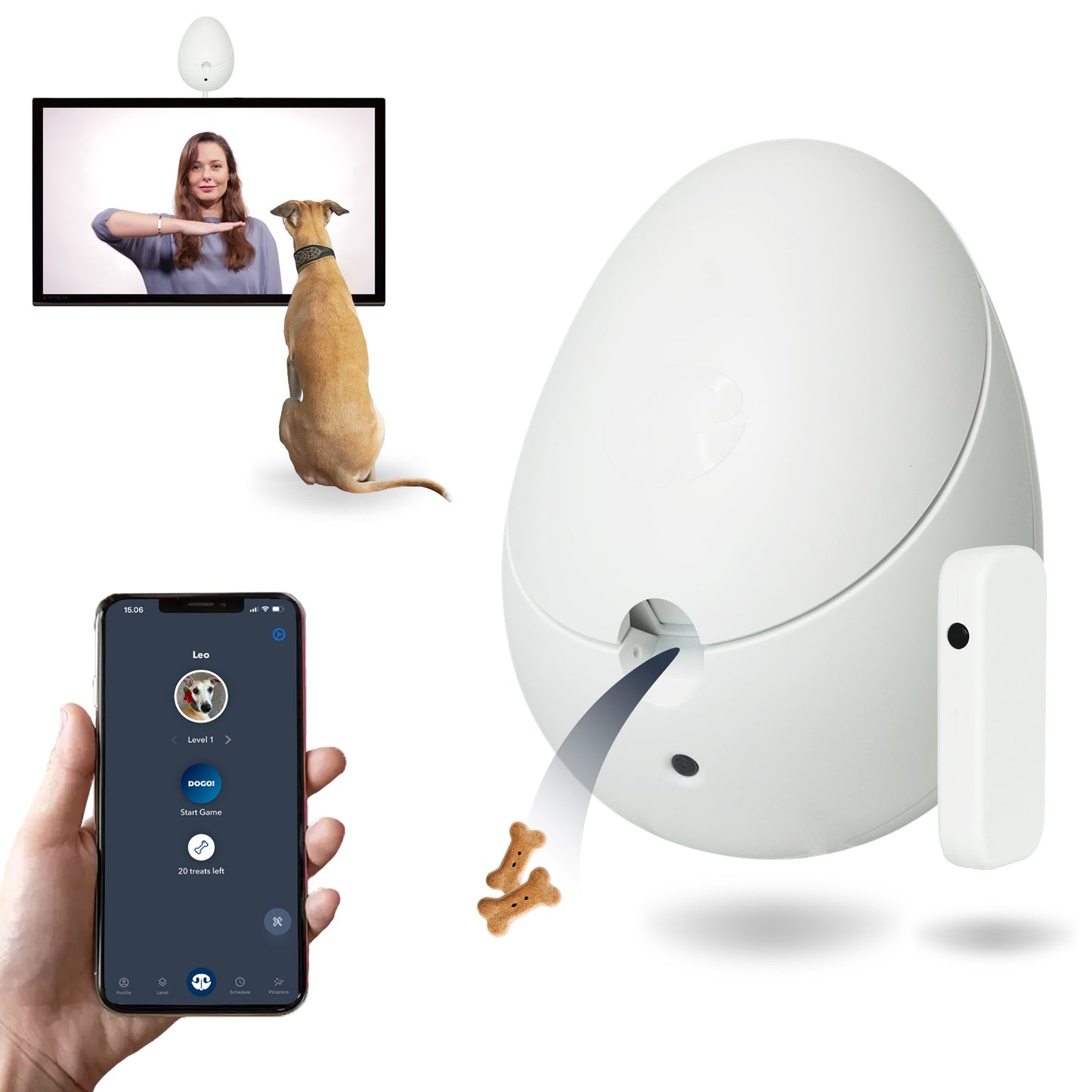 Smart Play Intelligent Dog Enrichment Hub — Brain-Boosting Mental Challenge Treat Game with Sound Desensitization Training